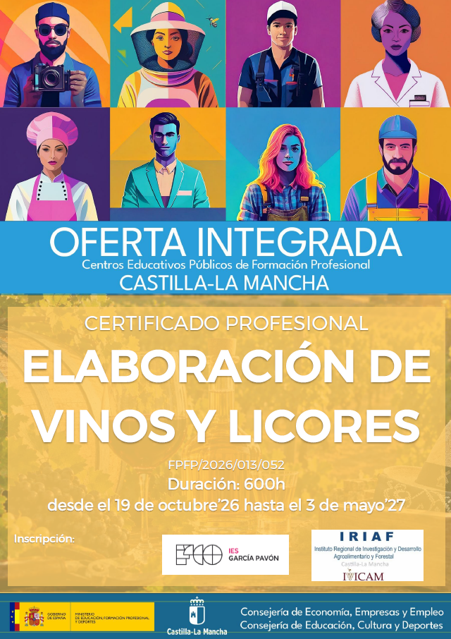 Certificado profesional - Elaboración de vinos y licores